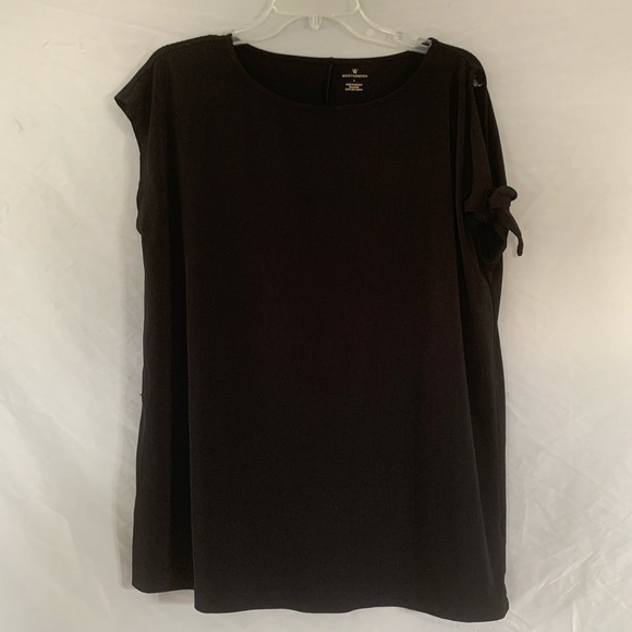 Worthington Black Top With Arm Tie Detail Large - Picture 3 of 6